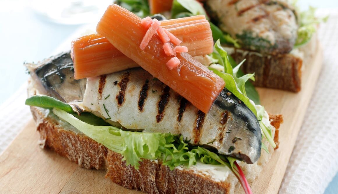 Grilled Lightly Cured Norwegian Mackerel