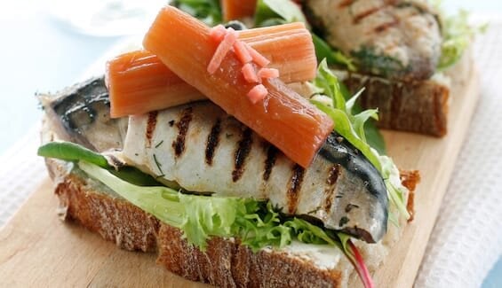 Grilled Lightly Cured Norwegian Mackerel