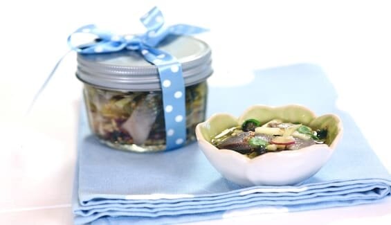 Pickled Norwegian Herring with Coriander and Ginger