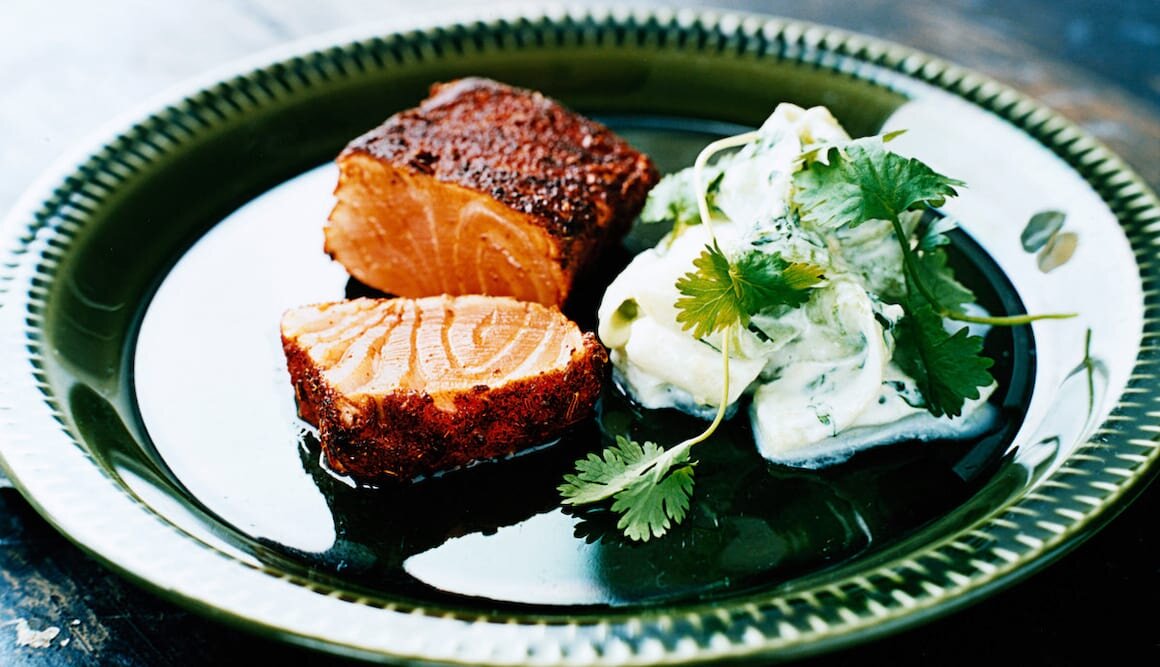 Spicy Grilled Norwegian Salmon
