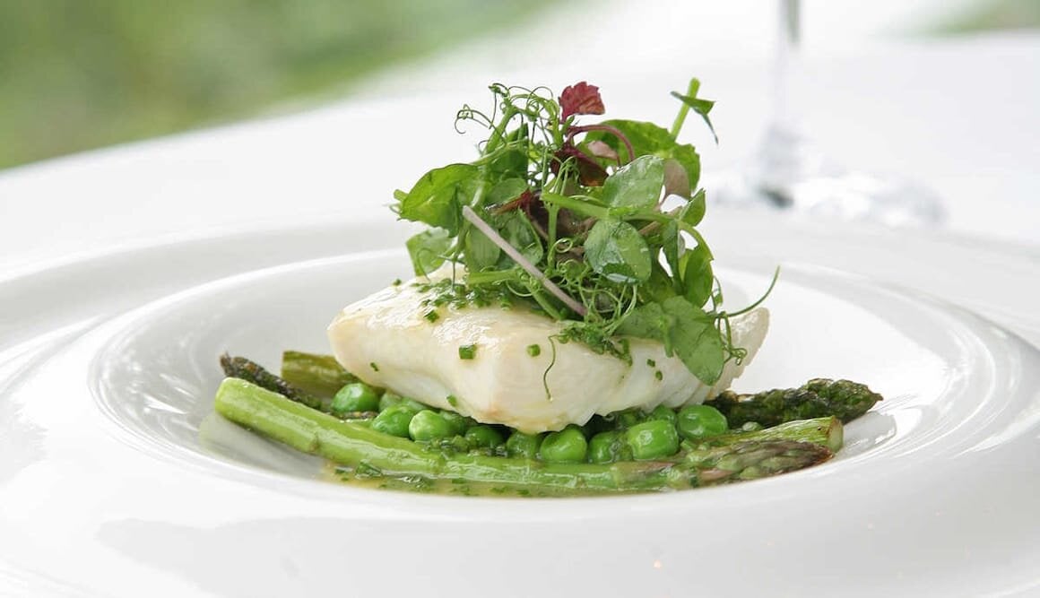Norwegian Halibut with Fresh Vegetables