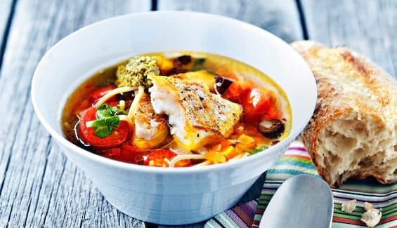 Fish Soup à la Minestrone