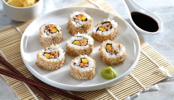 Uramaki with Norwegian Crab