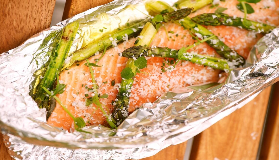 Grilled Norwegian Salmon with Tarragon Butter