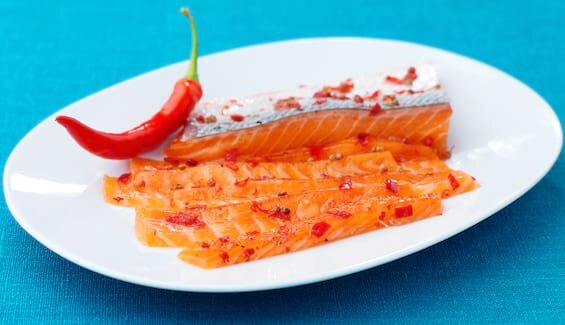 Gravlax with Chili