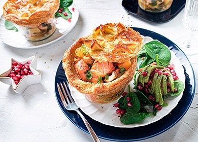 Norwegian salmon pot pie | Seafood from Norway