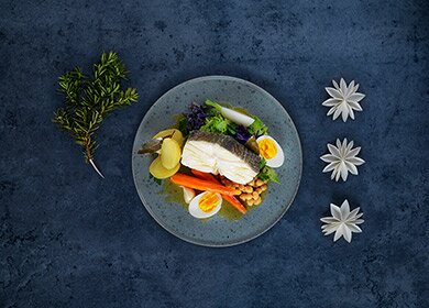 Norwegian Clipfish with everything | Seafood from Norway