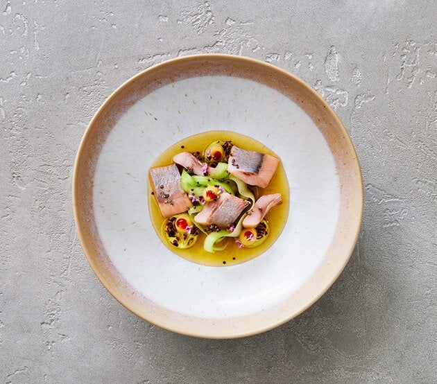 Herring with Scoville fat and rapeseed