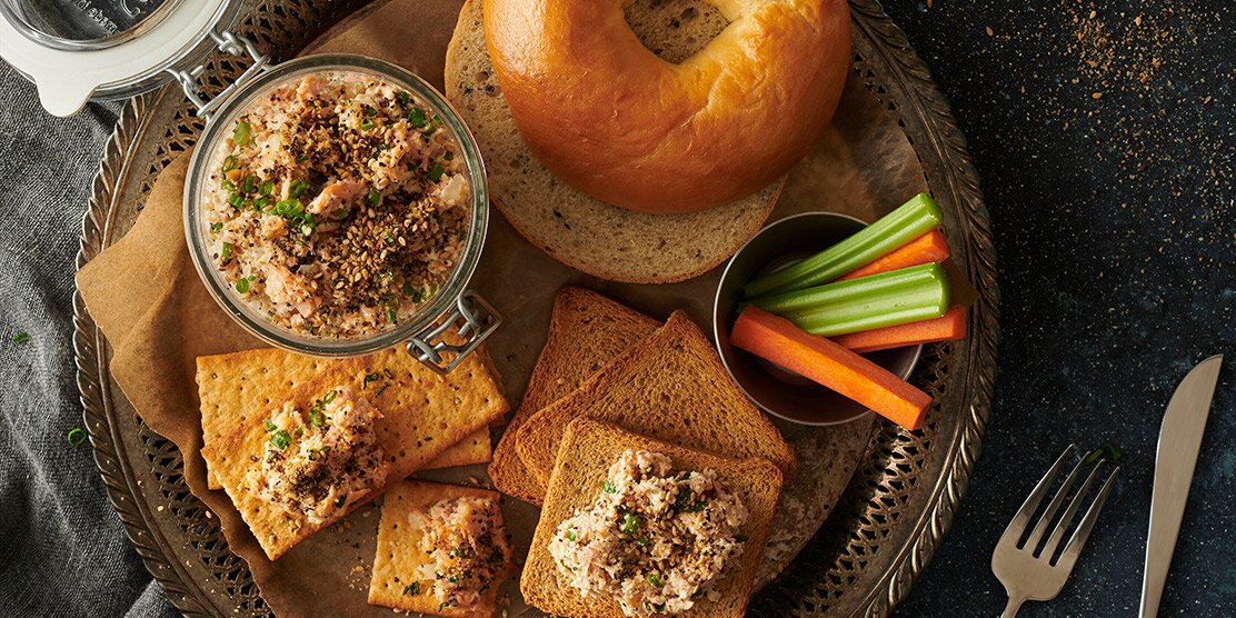 Parsely & Sesame Pepper Norwegian Salmon Tofu Dip