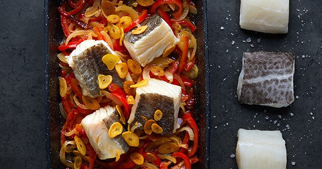 Baked Norwegian salted cod | Seafood from Norway