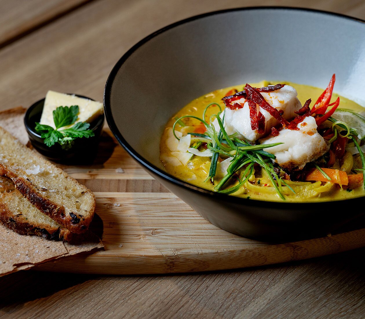 Hot pot with Norwegian skrei a la Unstad