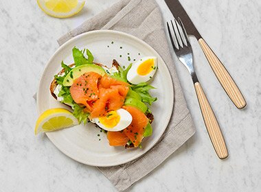 Norwegian Smoked Salmon Sandwich