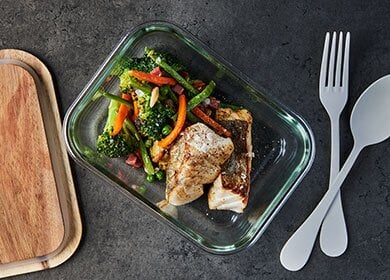 Norwegian saithe with vegetable stew