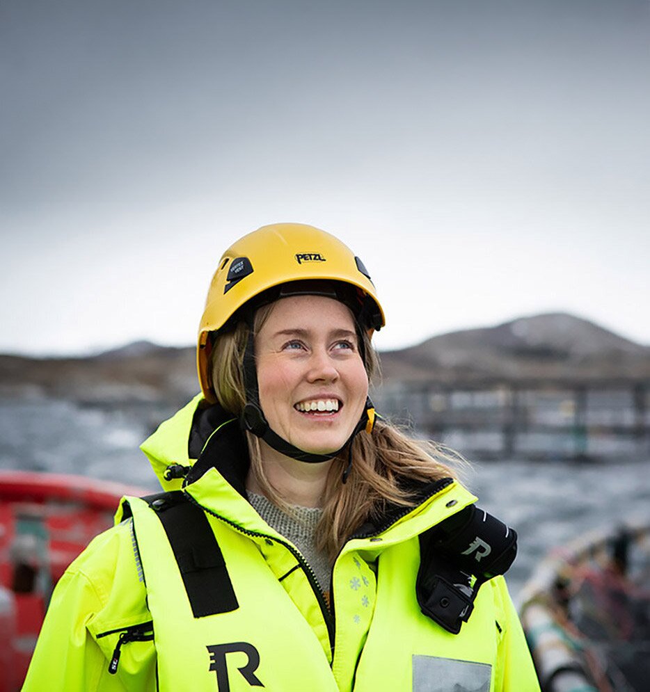 Sabine Fossmo on sea pen