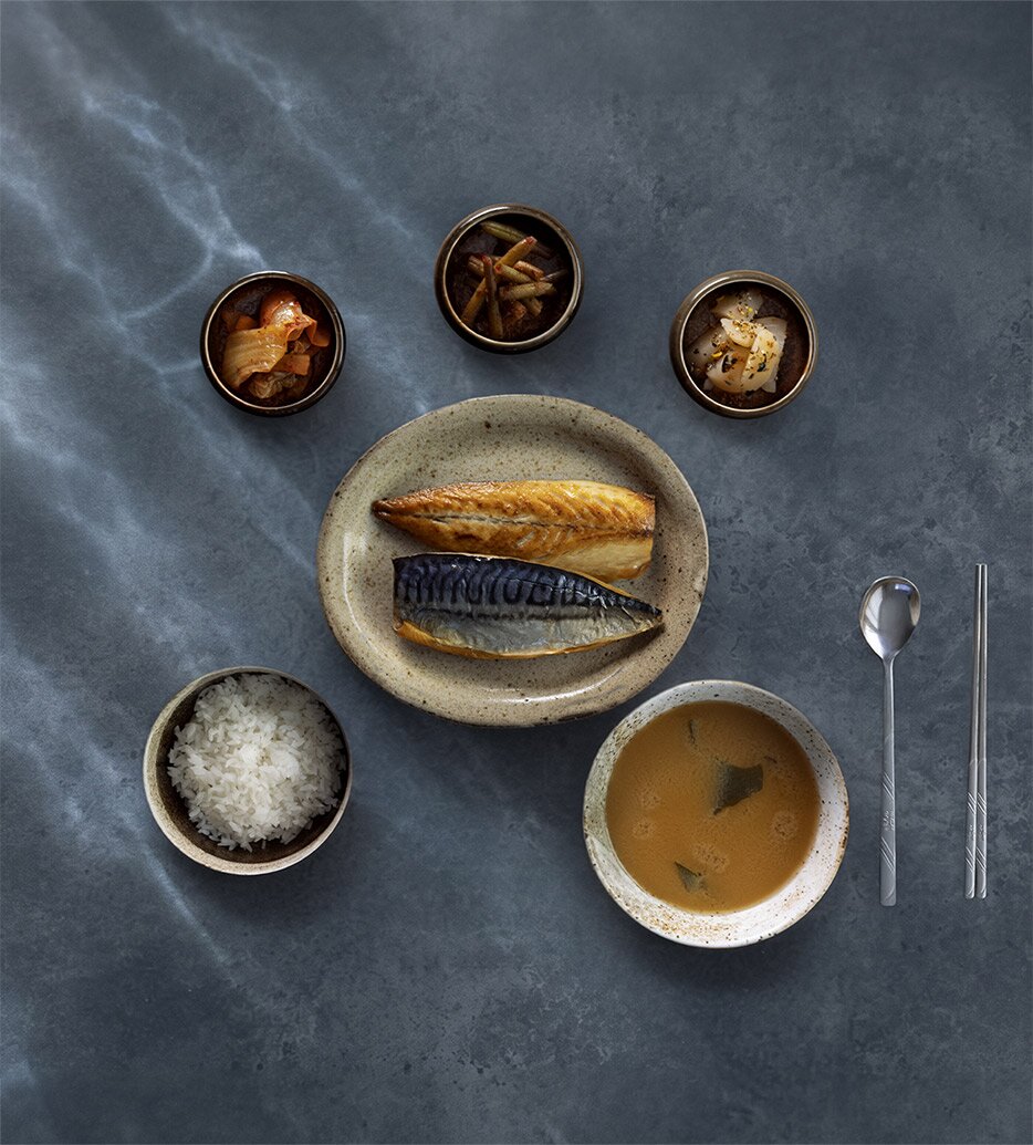 Korean inspired Mackerel dish